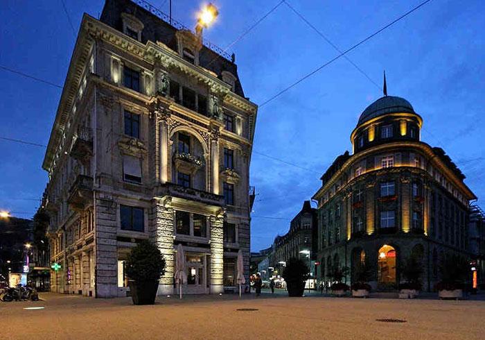 Fassade Zentralplatz Biel